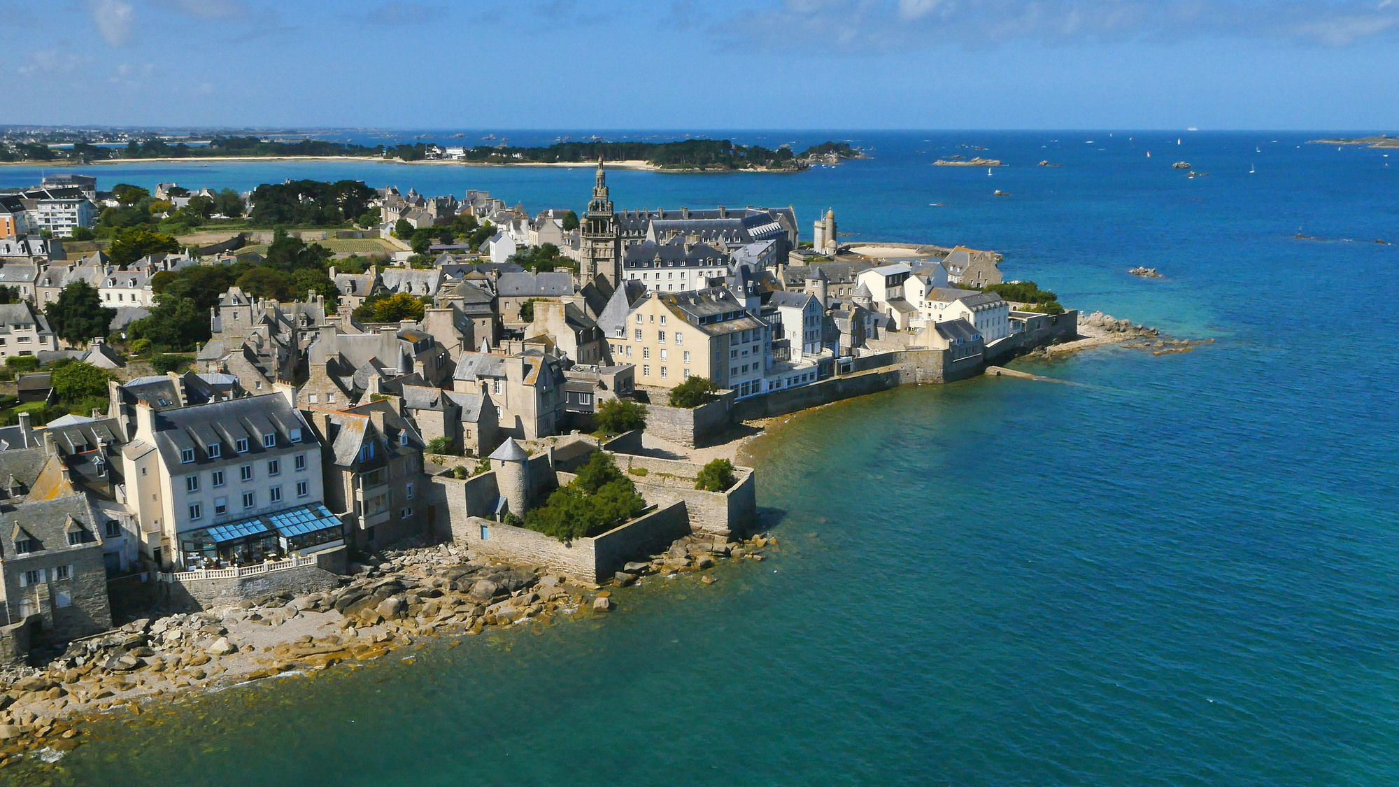 Relais & Chateaux Le Brittany & Spa Роскоф Екстериор снимка